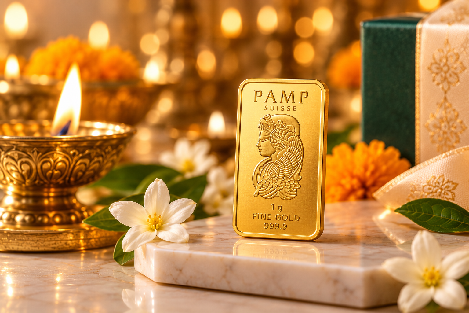 1g Gold Bar